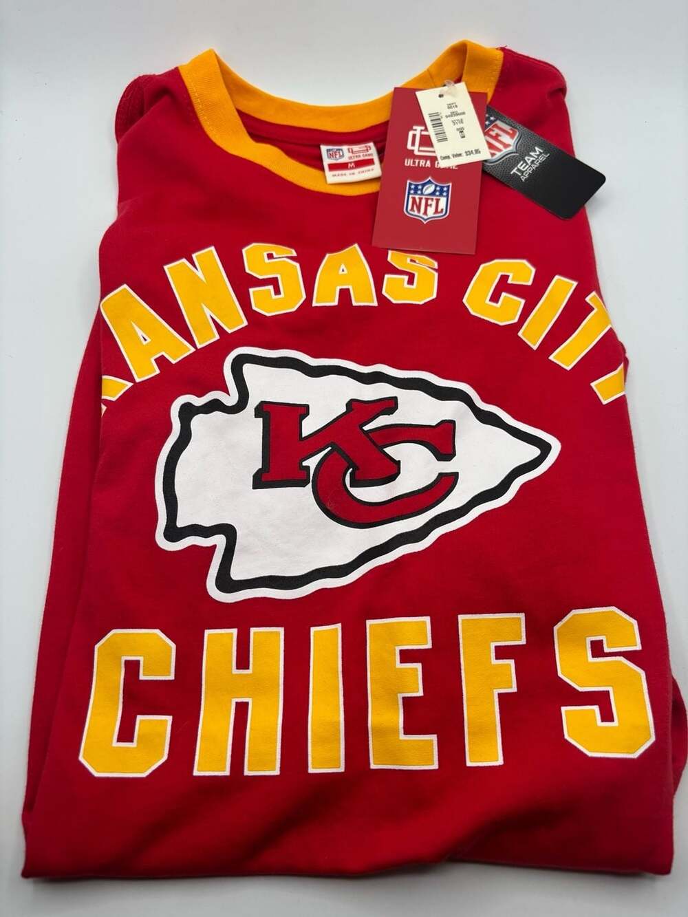 Ultra Game NFL Kansas City Chiefs Graphic T-Shirt Medium